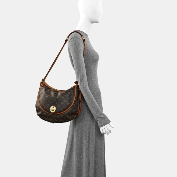 TULUM GM Monogram Coated Canvas Brown