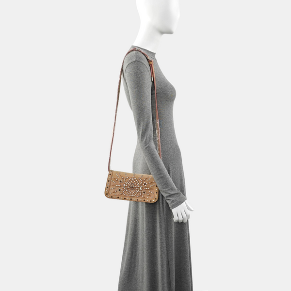 Leather Shoulder Bag Pink