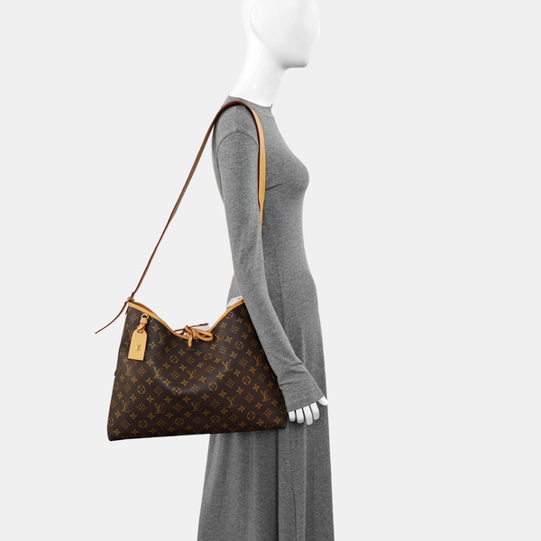 CARRYALL MM Monogram Coated Canvas Brown