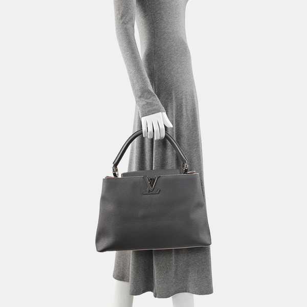 CAPUCINES GM Calfskin Gray