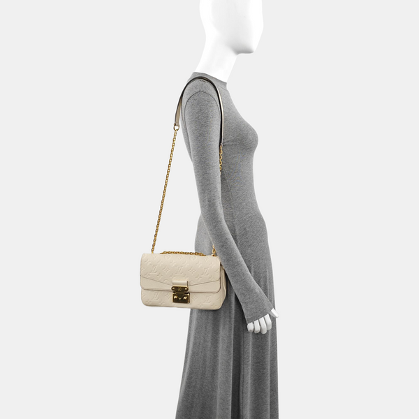 MARCEAU Monogram Calfskin White