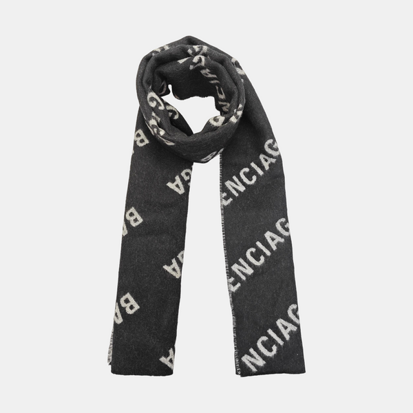 Wool Scarf Black