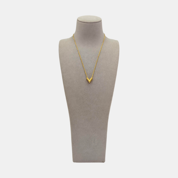 LV & ME Metal Gold Necklace