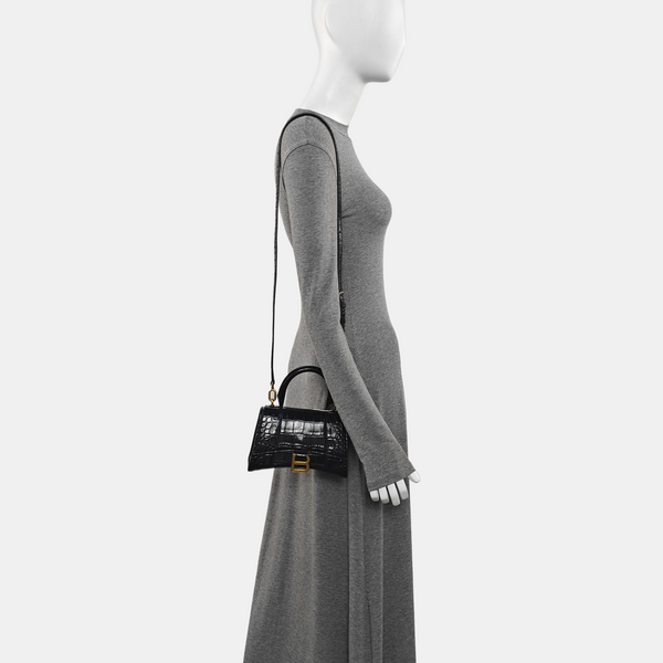 Hourglass XS Calfskin Black