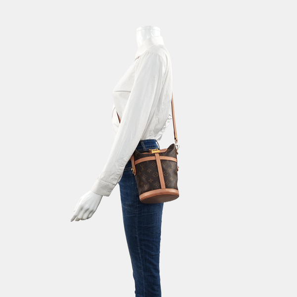 DUFFLE Monogram Coated Canvas Brown