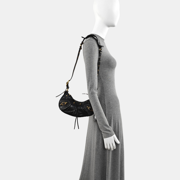 Le Cagole Small Calfskin Black