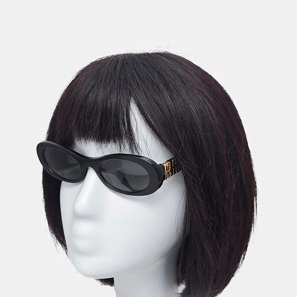Black Synthetic Sunglasses
