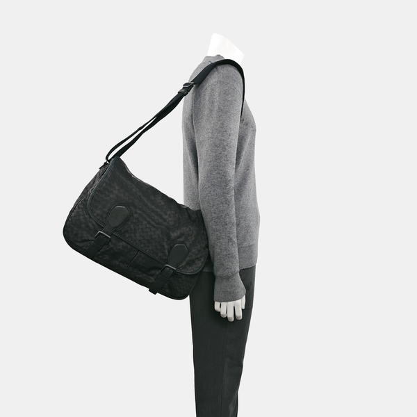 Fabric Shoulder Bag Green