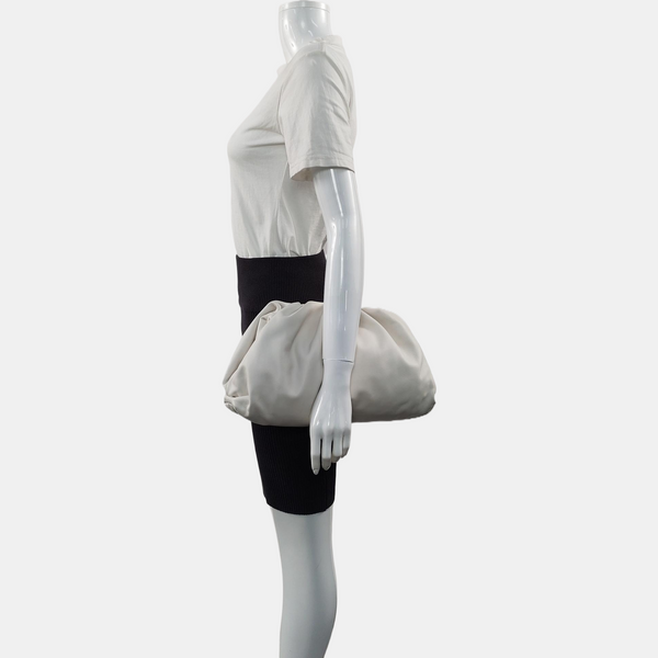 The Pouch Large Calfskin White
