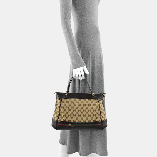 Mayfair Monogram Canvas Brown