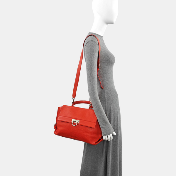 Sophia Small Calfskin Red