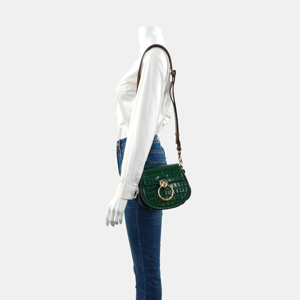 Tess Small Calfskin Green