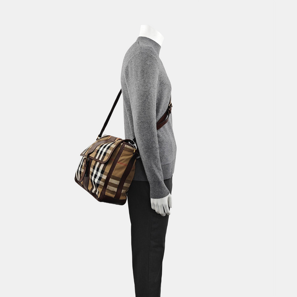 Canvas Shoulder Bag Brown