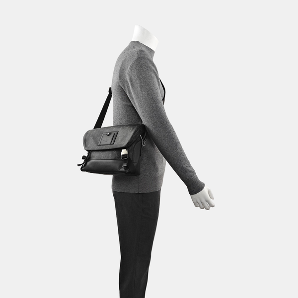 VOYAGER PM Monogram Coated Canvas Black