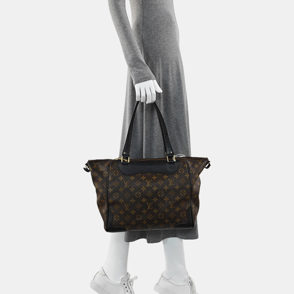 ESTRELA Monogram Coated Canvas Brown
