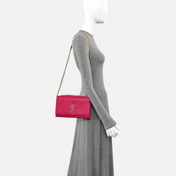 KATE Medium Calfskin Red
