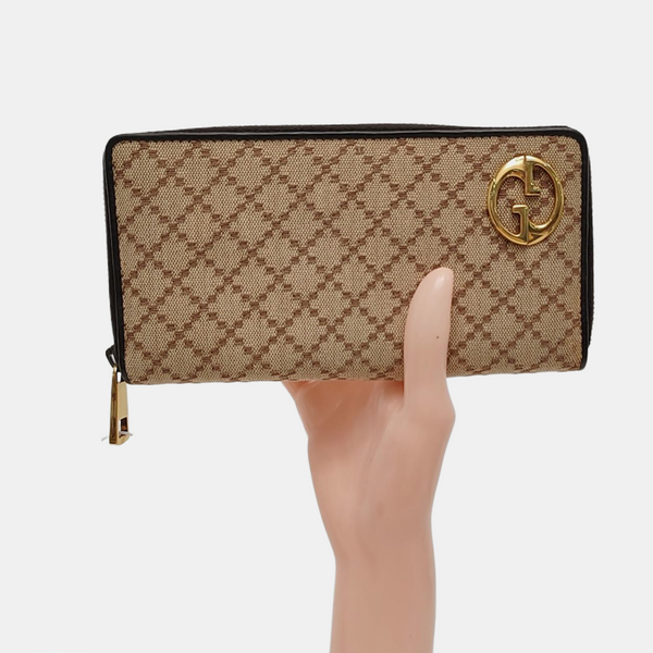 Canvas Wallet Brown