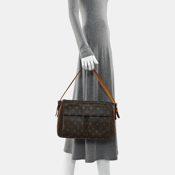 VIVA CITE Monogram Coated Canvas Brown