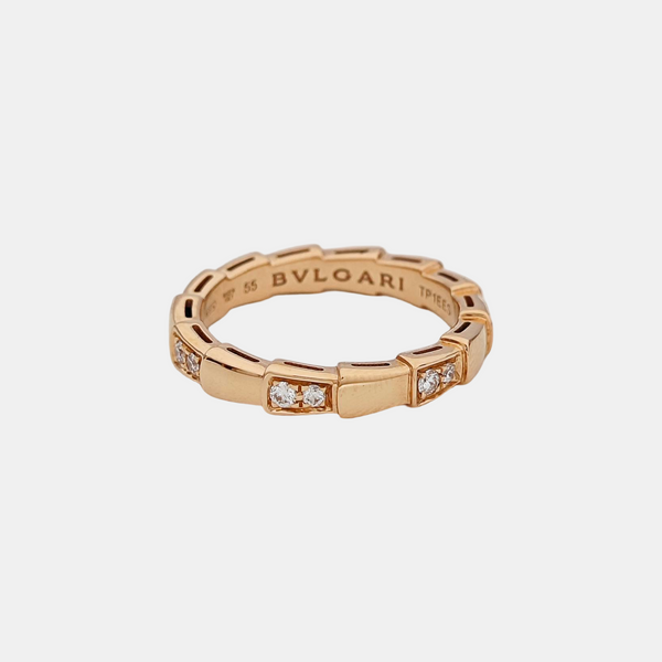 SERPENTI 18k Rose Gold Ring EU 55