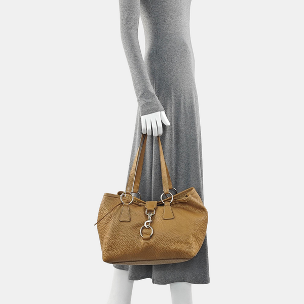 Calfskin Tote Bag Brown