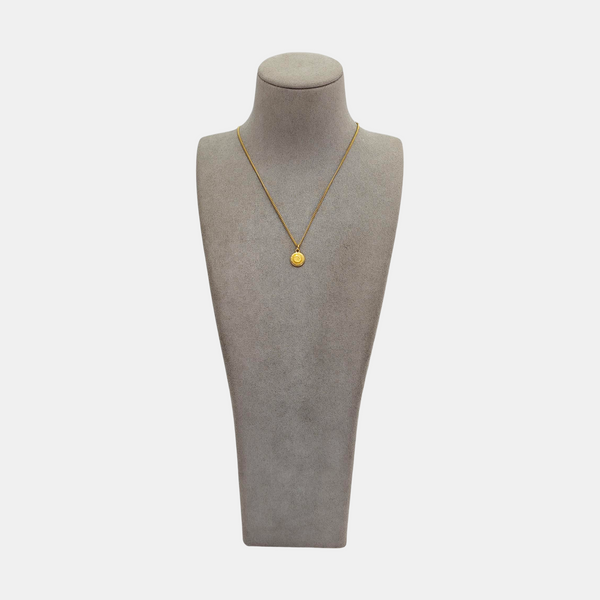 Dior Oblique Metal Gold Necklace