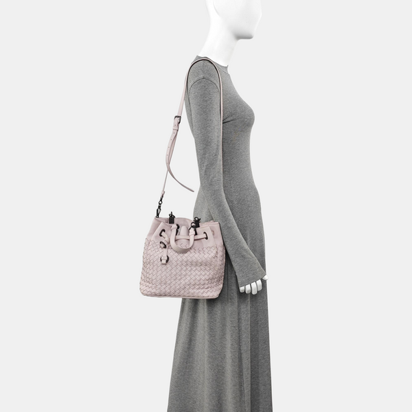 Lambskin Shoulder Bag Purple