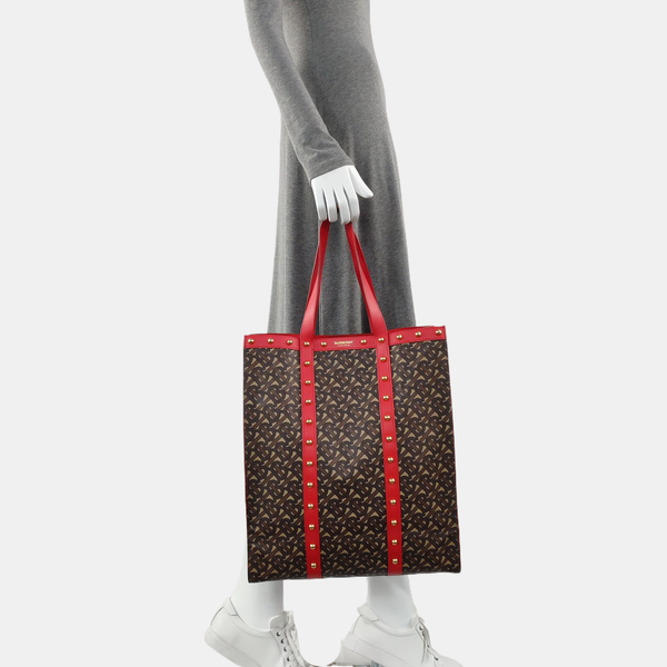 Coated Canvas Tote Bag Multicolor