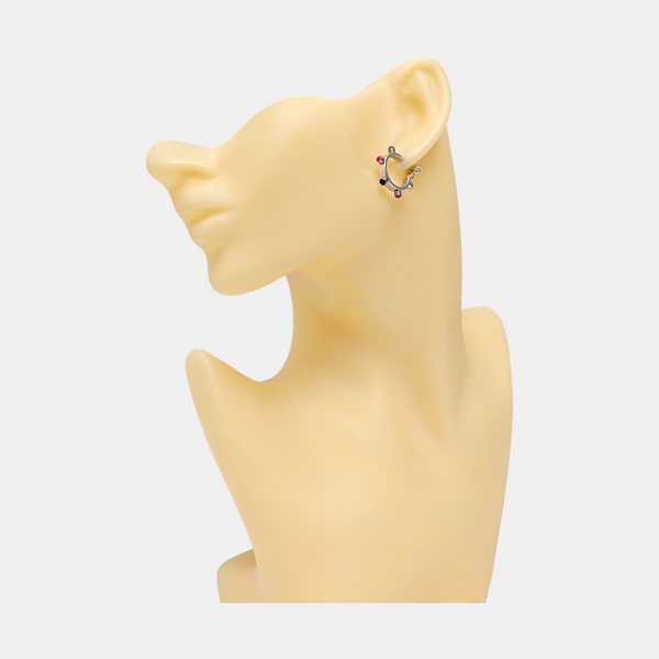 Metal Silver Stud Earrings