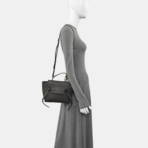 BELT Nano Calfskin Gray