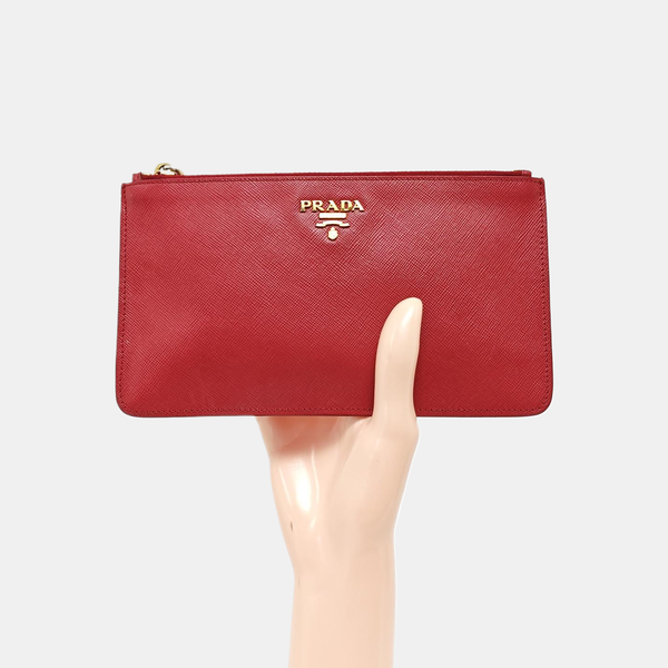 Calfskin Wallet Red