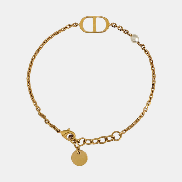 Petit CD Metal Gold Bracelet