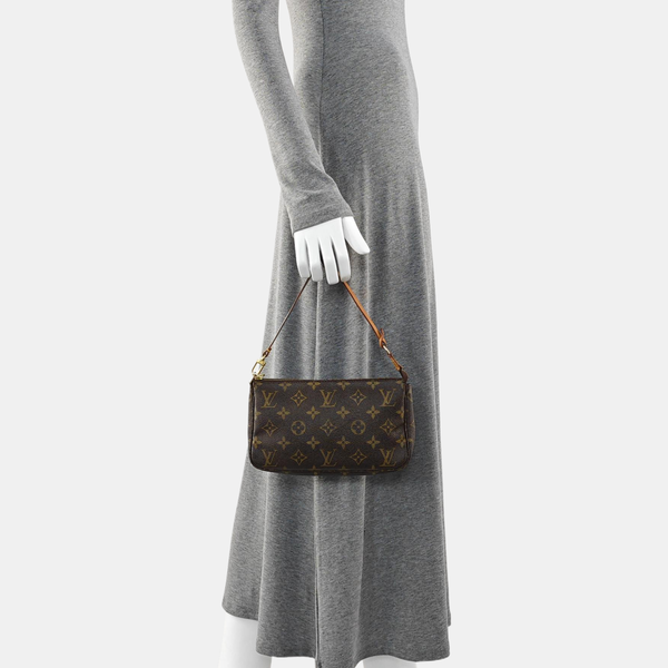 ACCESSOIRES Monogram Coated Canvas Brown