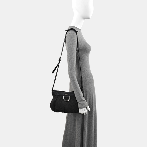 Monogram Canvas Tote Bag Black