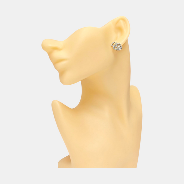 Metal Silver Stud Earrings