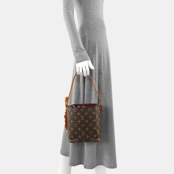 ALL IN Monogram Coated Canvas Brown