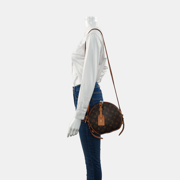 BOITE CHAPEAU MM Monogram Coated Canvas Brown