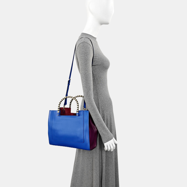 SERPENTI SCAGLIE Calfskin Blue