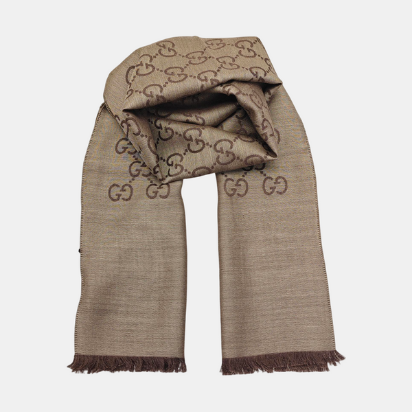 Wool Scarf Brown