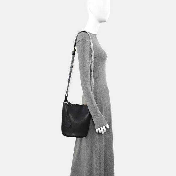Calfskin Bucket Bag Black