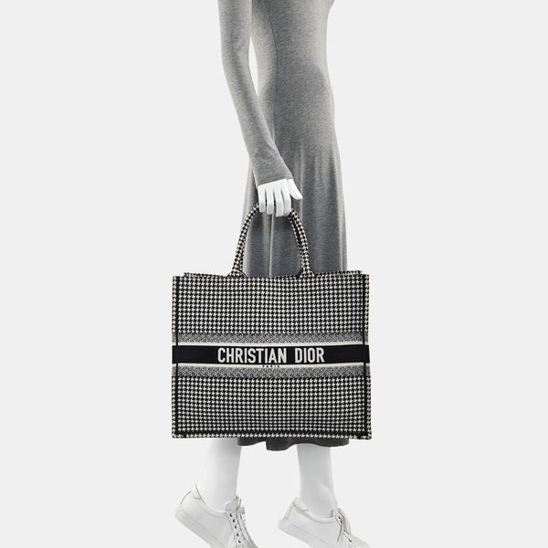 Book Tote Large Canvas Black