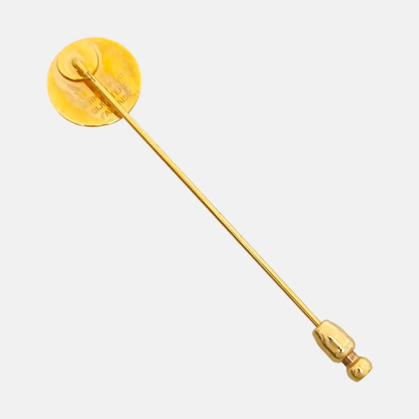 Metal Gold Brooch