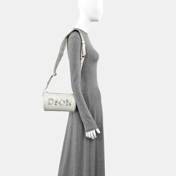 Calfskin Shoulder Bag White