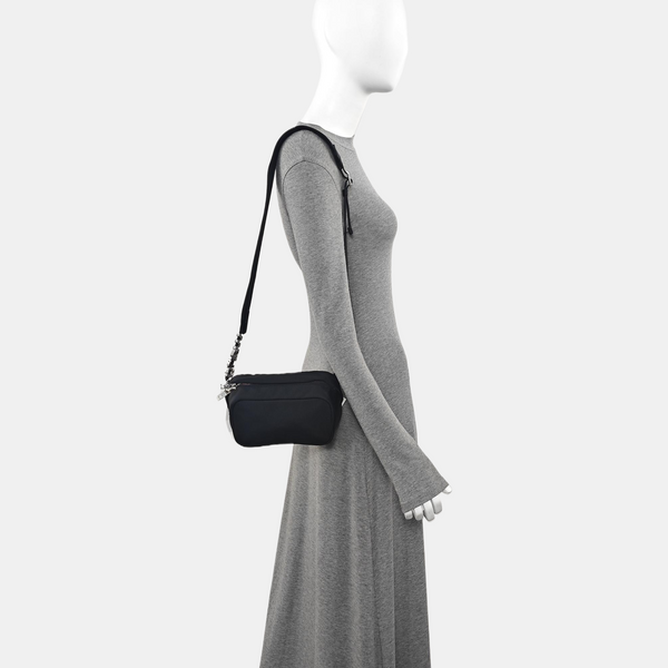 Fabric Belt Bag Black