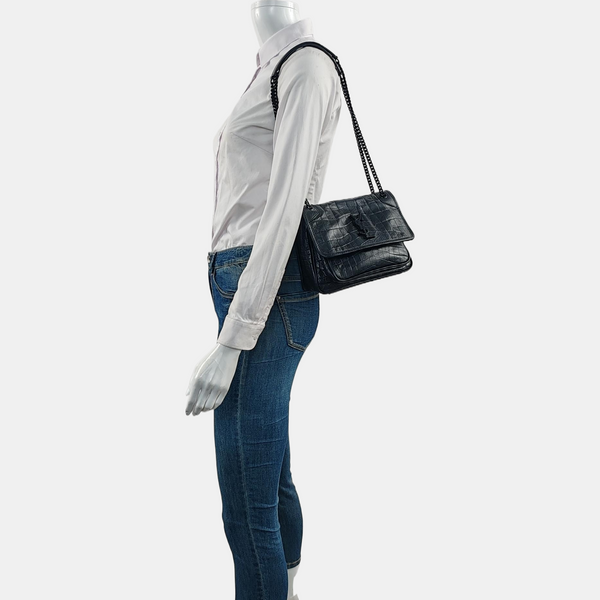 NIKI Small Calfskin Black