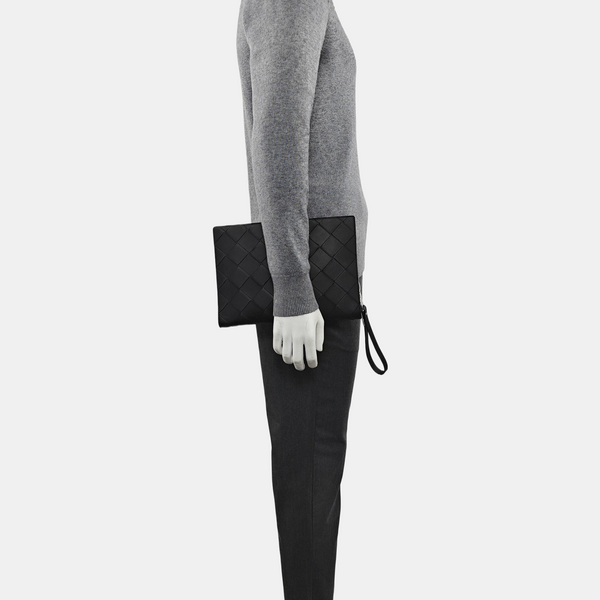 Calfskin Clutch Black
