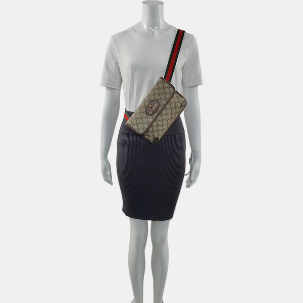 Neo Vintage Monogram Coated Canvas Beige