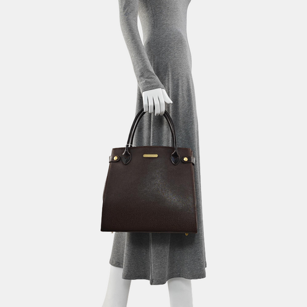 Calfskin Tote Bag Brown