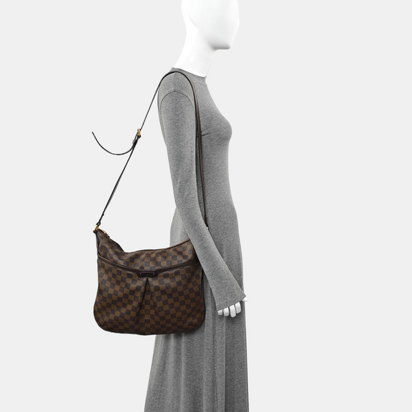 BLOOMSBURY PM Damier Ebene Coated Canvas Brown