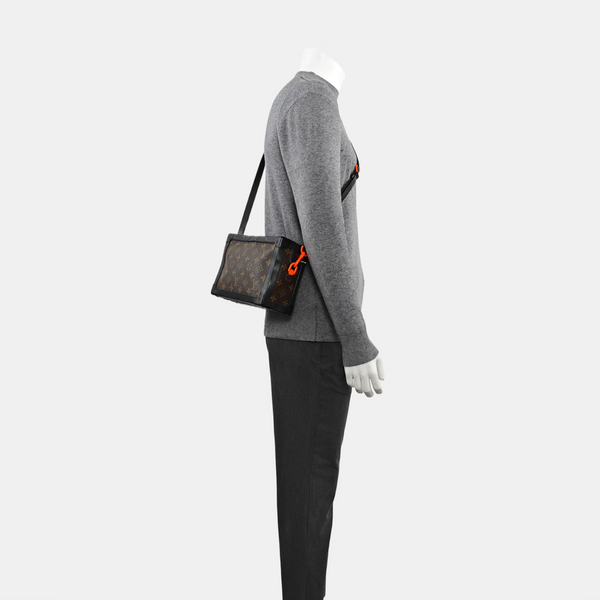 SOFT TRUNK Monogram Coated Canvas Brown
