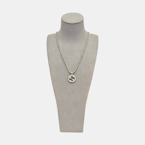 Interlocking G 925 Sterling Silver Necklace
